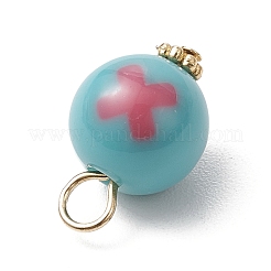 Подвески из сплава и акрила&nbsp;PALLOY-JF03884-02