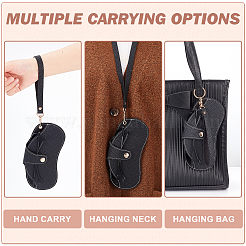 Футляры для очков из искусственной кожи&nbsp;AJEW-WH0248-24B