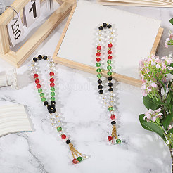 6 шт. мусульманские молитвенные четки-браслеты&nbsp;BJEW-PH0004-64B