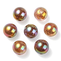 УФ-покрытие радужными переливающимися акриловыми бусинами&nbsp;OACR-F004-04C