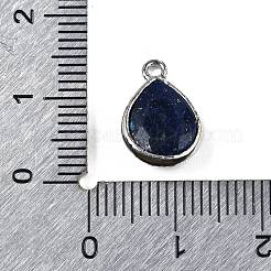 Граненые подвески из натурального окрашенного лазурита&nbsp;G-U019-05P-07