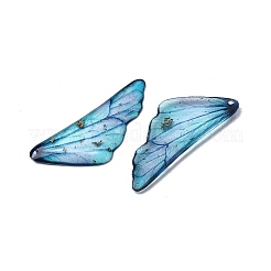 2 шт. подвески из прозрачной эпоксидной смолы&nbsp;RESI-A044-04A