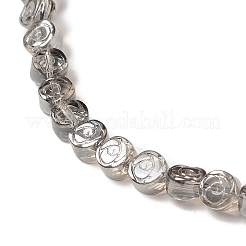 Гальванизируйте прозрачное стекло бисер нитей&nbsp;EGLA-L044-A-PL01