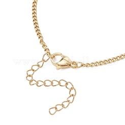 Изготовление ожерелий из витой цепочки из нержавеющей стали 304 с панцирным плетением&nbsp;AJEW-JB01488