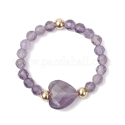 5 шт. кольца из натуральных драгоценных камней&nbsp;RJEW-TA00222