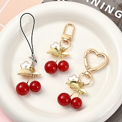 3 шт. подвесных украшений из смолы и сплава и мобильных ремешков&nbsp;HJEW-YW00232