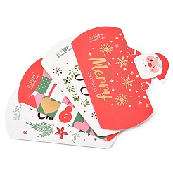 16 шт. 4 стиля подарочных коробок с бумажными подушками на рождественскую тематику&nbsp;CON-FS0001-22