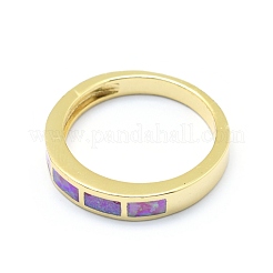 Синтетические опаловые перстни&nbsp;RJEW-O026-04G