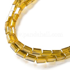 Гальваническое покрытие прозрачные стеклянные бусины нити перламутровый блеск покрытие&nbsp;EGLA-H106-01A-PL03