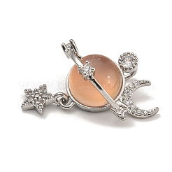 Латунные микро проложить кубического циркония подвески&nbsp;KK-U035-31P