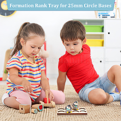 Прямоугольные деревянные подставки для витрин с 8 отверстием&nbsp;ODIS-WH0025-148A