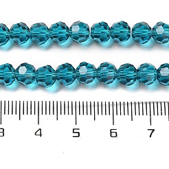 Прозрачные стеклянные бусины&nbsp;LS-EGLA-A035-T6mm-D12