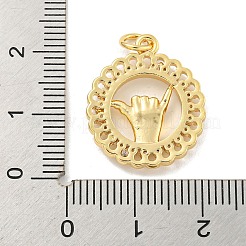 Латунные микропаве прозрачные подвески с фианитом&nbsp;KK-U007-01G-08