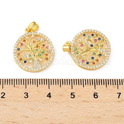 Латунные микро проложить кубического циркония подвески&nbsp;KK-S532-05G