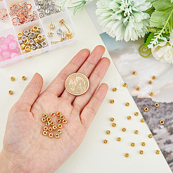 50шт рондель латунные дистанционные бусины&nbsp;KK-HY0001-11