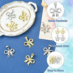 8шт 2 цвета латунные подвески&nbsp;KK-CJ0003-23