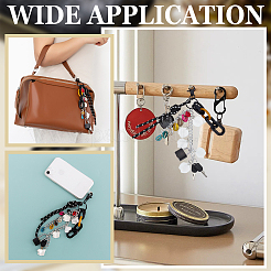 Акриловые подвесные украшения в форме ракушки-ключа&nbsp;HJEW-WH0042-152