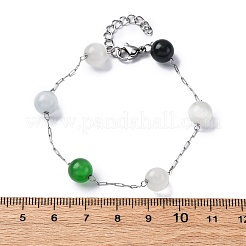 Браслеты-цепочки из нержавеющей стали 304&nbsp;BJEW-C094-01P-07