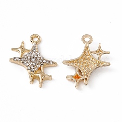 Сплава кристалла горный хрусталь подвески&nbsp;ALRI-K049-05G