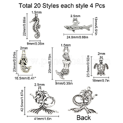 Сплавочные подвески тибетского стиля&nbsp;TIBEP-SC0001-49AS