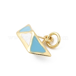 Латунь эмаль подвески&nbsp;KK-L262-05G