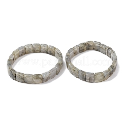 Натуральные граненые браслеты из лабрадорита с бусинами&nbsp;BJEW-K251-08A