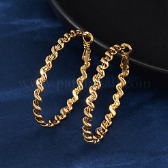 Серьги-кольца из нержавеющей стали 304&nbsp;EJEW-S250-04A-G