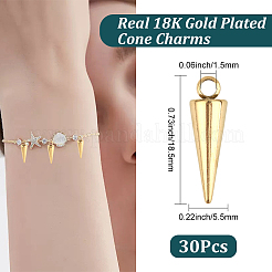 30 шт. ионное покрытие (IP) 201 подвески из нержавеющей стали&nbsp;STAS-BBC0008-62