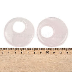 Природного розового кварца подвески&nbsp;EJEW-N054-02A