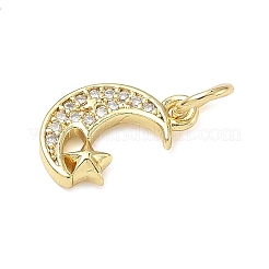 Латунные микро проложить кубического циркония подвески&nbsp;ZIRC-I356-27G