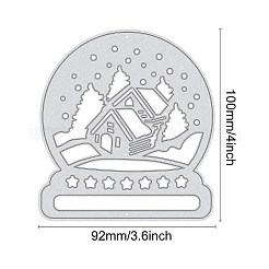 Рождественские трафареты для резки углеродистой стали&nbsp;DIY-WH0170-094