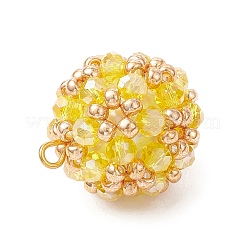 Подвески из гальванического стекла&nbsp;PALLOY-MZ00879-03