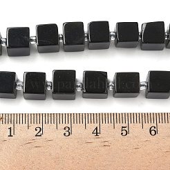 Натуральные бусины из черного оникса (окрашенные и нагретые)&nbsp;G-D338-A06