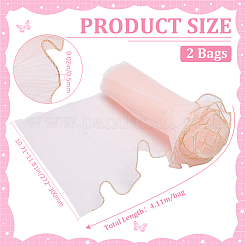 2 пакет органза ткань для упаковки цветов&nbsp;DIY-GF0009-25