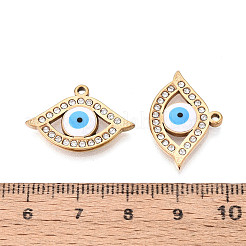 Подвески из нержавеющей стали 304 со стразами&nbsp;STAS-N110-51A-G