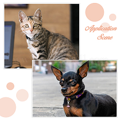 8 шт. 2 цвета латунный колокольчик подвеска для питомца украшение&nbsp;HJEW-FH00175