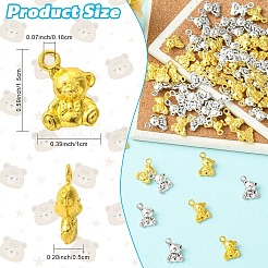 100 шт. 2 цвета подвески из сплава в тибетском стиле&nbsp;FIND-YW0011-96