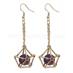 Латунные крючки с лотком&nbsp;EJEW-JE05540-03