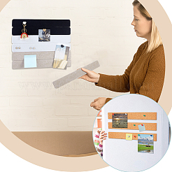 12 шт. 3-х цветные самоклеящиеся фетровые поделки&nbsp;FIND-PH0027-74