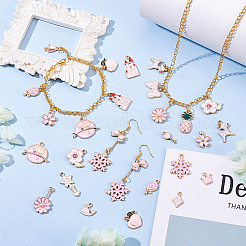 83шт 15 стиля подвески из сплава с эмалью&nbsp;ENAM-PH0002-99