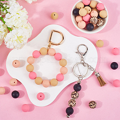 Круглые силиконовые фокусные бусины&nbsp;SIL-SP0001-16A