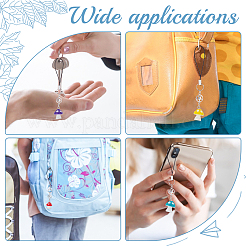 2 комплект ремешка для мобильного телефона из непрозрачной смолы в форме гриба&nbsp;HJEW-HY0001-09