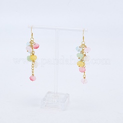 60шт 10 цвета стеклянные подвески&nbsp;GLAA-GO0001-22