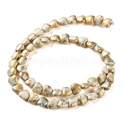 Нити из синтетических бирюзовых бусин&nbsp;TURQ-P002-01A-06