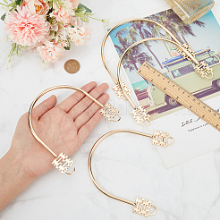 4 шт. 2 ручки для сумок из сплава&nbsp;AJEW-WR0001-75