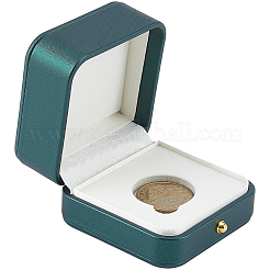 Коробка для хранения памятных монет из искусственной кожи&nbsp;AJEW-WH20054-229B
