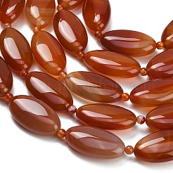 Натуральный красный агат бисер нитей&nbsp;G-B178-T01-01