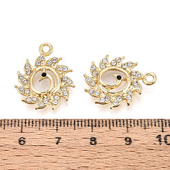 Подвески из сплава и страза&nbsp;FIND-N008-21KCG