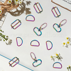 6 пакет пряжек из сплава&nbsp;AJEW-CY0001-81