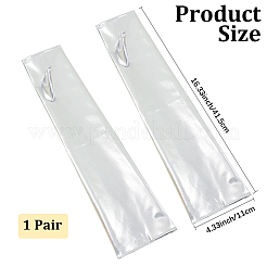 Длинные перчатки без пальцев из полиэстера&nbsp;AJEW-WH20018-117A